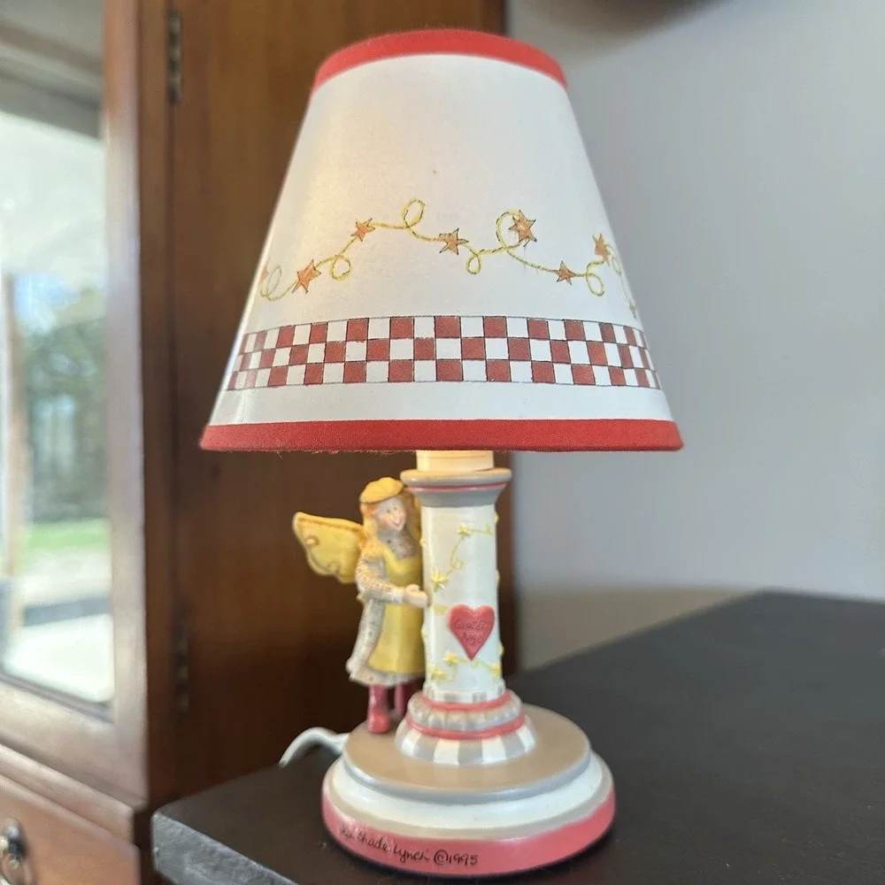 VTG‎ Mini Guardian Angel Lamp Jan Shade Lynch 7